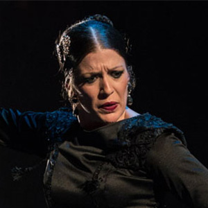 Marina Perea al baile en Teatro Flamenco Madrid