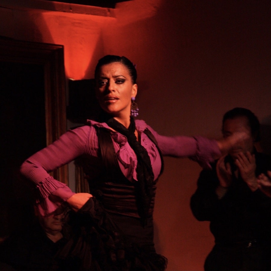 Anabel Moreno al baile en Teatro Flamenco Madrid